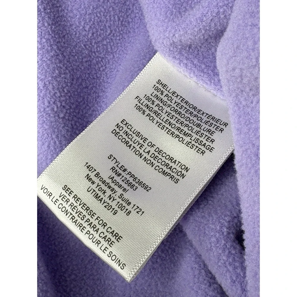 Pink Platinum‎ Toddler Girls 18-24 Months Purple One Piece Snowsuit Hooded Lined